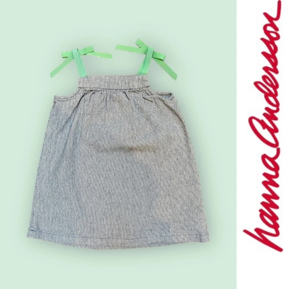Hanna Andersson Chambray Dress, Size‎ 3 (90), MSRP $39 - Picture 2 of 5